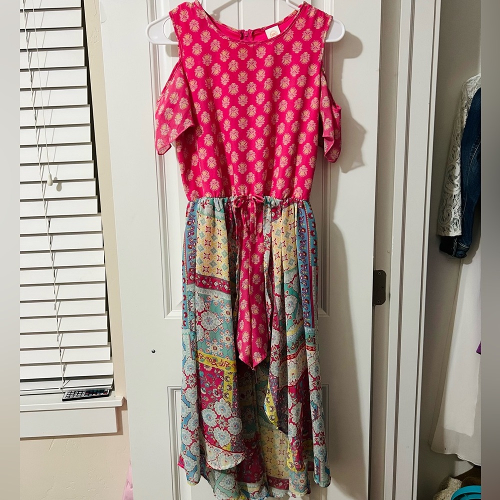flower print dress